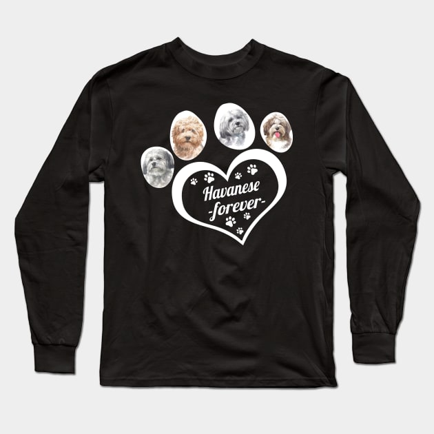 Havanese forever Long Sleeve T-Shirt by TeesCircle